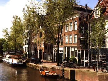 Canal along buildings