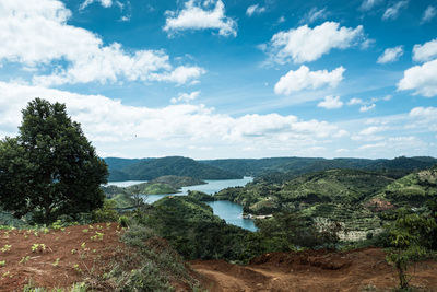 A mountain lake in a daknong, vietnam