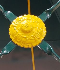 Close-up of yellow cake