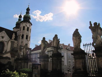 Low angle view of historical building