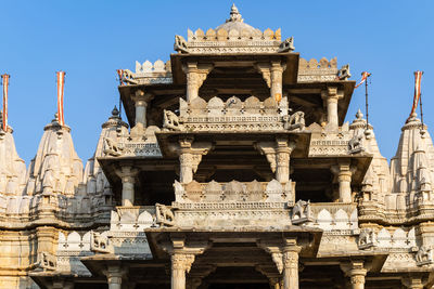 Low angle view of historical building