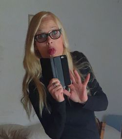 Portrait of young woman