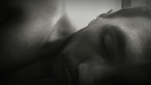 Close-up of young woman