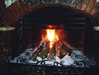 View of fire pit