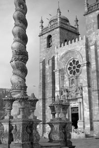 Statue of historic building