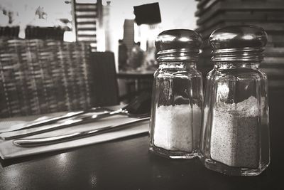 Close-up of drink on table