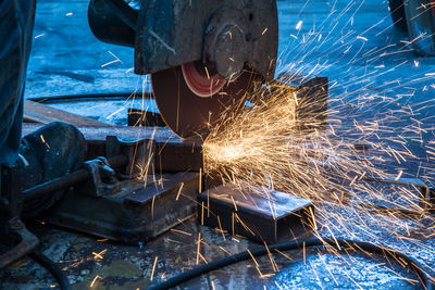 Man working in factory