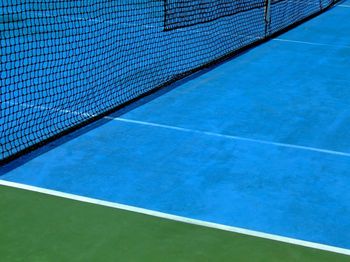 Full frame shot of tennis court