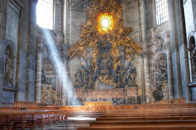 Staircase in a temple