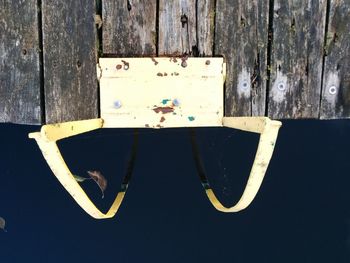 Close-up of wooden plank