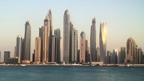 Skyscrapers in city