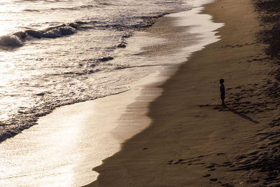 Boy on beach