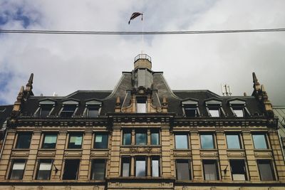 Low angle view of building against sky