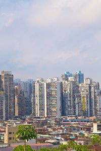 Cityscape against sky