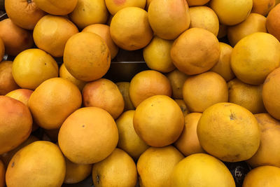 Full frame shot of fruits for sale in market