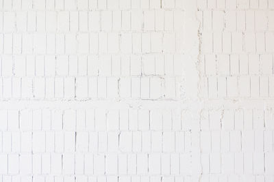 White brick wall background