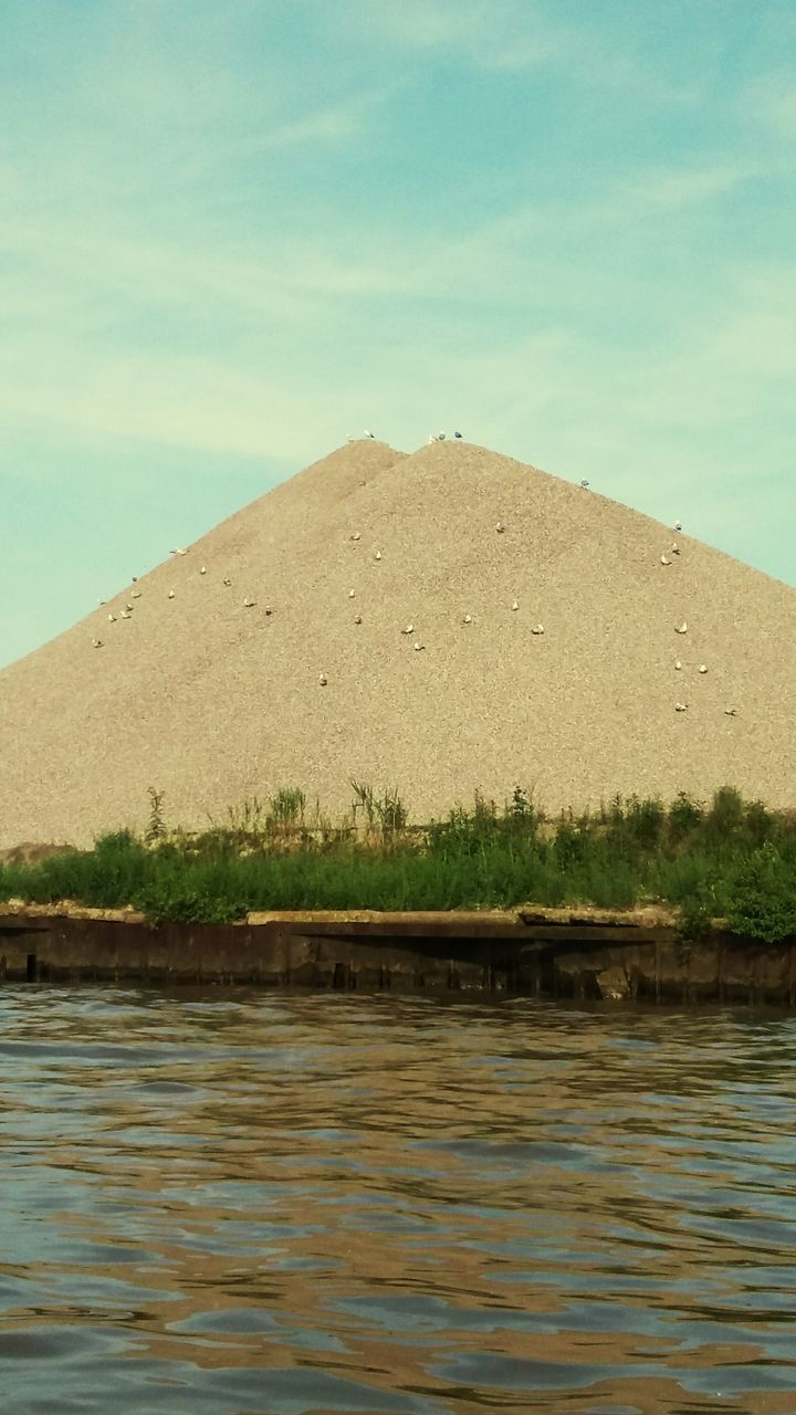 SCENIC VIEW OF WATER AGAINST SKY