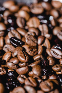 Full frame shot of coffee beans