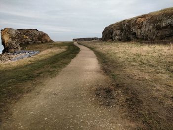 Road passing through landscape