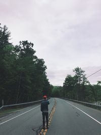 People walking on road
