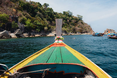 Boat in sea