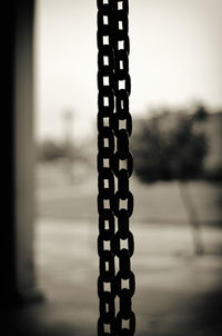 Close-up of object against blurred background