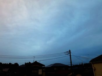 Electricity pylon against sky