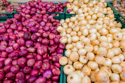 Close-up of fruits at market stall