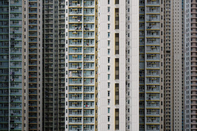 Full frame shot of apartment building