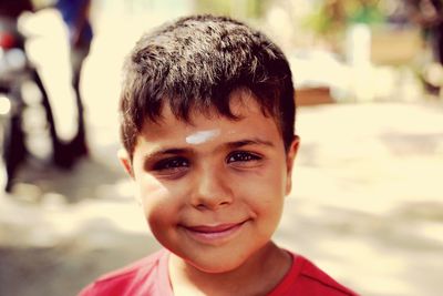 Portrait of smiling boy