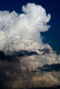 Low angle view of clouds in sky