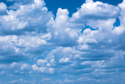 Low angle view of clouds in sky