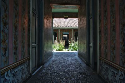 Corridor of building