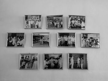 Graffiti on wall in store