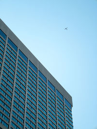 Low angle view of modern building against sky