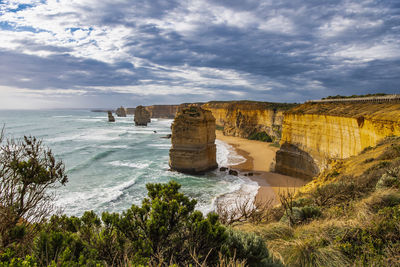 Scenic view of the australian coast at the twelve apostles