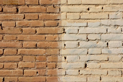 Full frame shot of brick wall