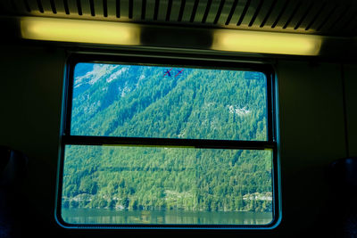 Close-up of window against sky