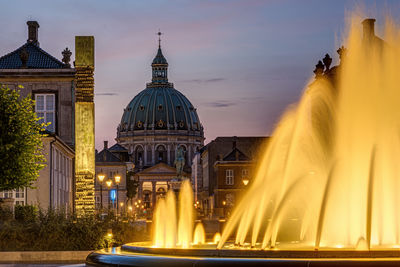 Low angle view of historical building