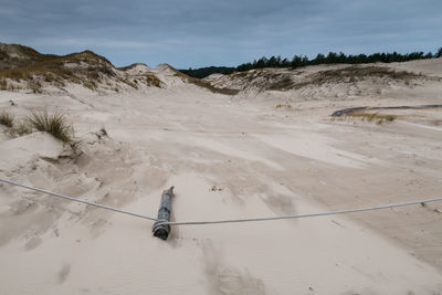 Slowinski national park. baltic sea. poland