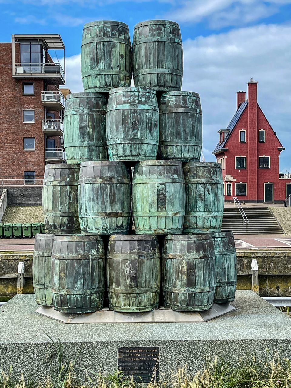 STACK OF OLD BUILDING IN FACTORY