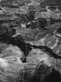 Full frame shot of rocks in water