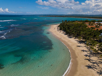 Scenic view of beach