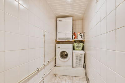 Interior of bathroom