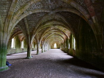 Corridor of historic building