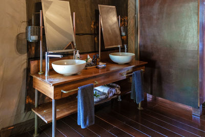 Interior of bathroom