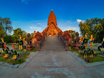 Group of people in temple