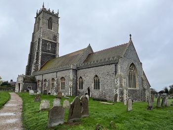 Low angle view of church