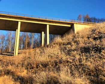 Built structure against clear sky