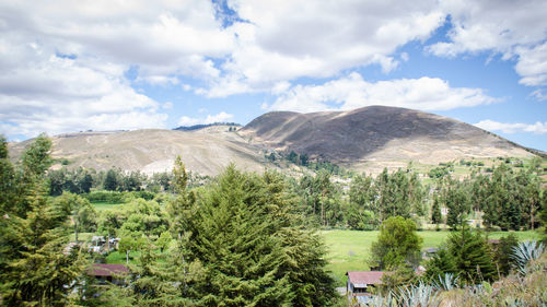 Scenic view of landscape against sky